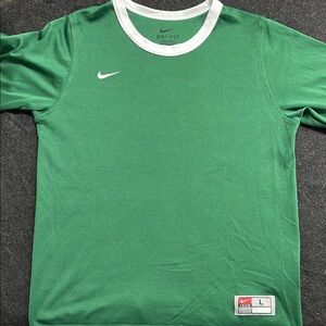 Nike Dri-Fit Green Athletic Shirt